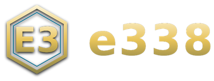 e338 logo